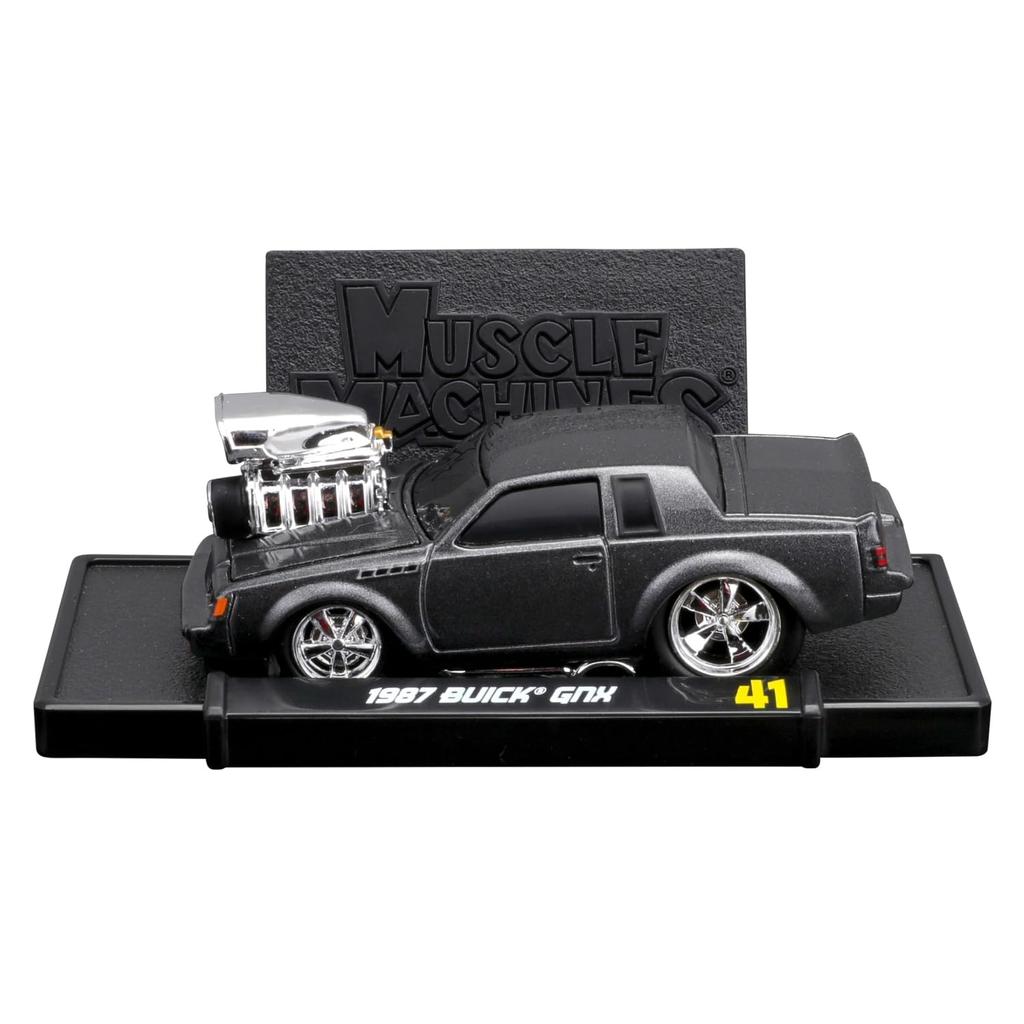Maisto Масштабная серия Muscle Machines Литая модель автомобиля Buick GNX Черный 1/64 6-8 (1987 - 15581)