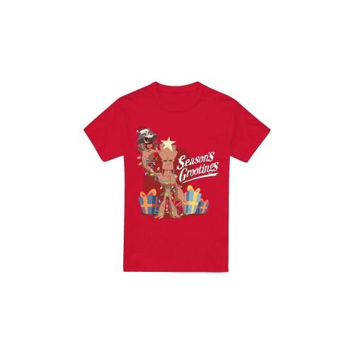 Guardians Of The Galaxy Mens Seasons Grootings T-Shirt