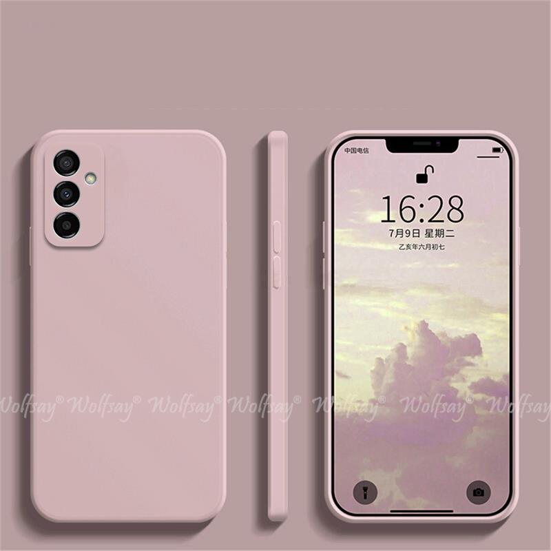 Чехол для Samsung Galaxy M23 Чехол для Samsung M23 F23 A23 A33 A13 A53 A73 Жидкий силиконовый Защитный Противоударный ТПУ Чехол для телефона M23