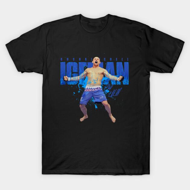 Asian Size Cotton Unisex Tshirt Print T-shirt Chuck Liddell Mma T-shirt No-Cut Print Regular Fit