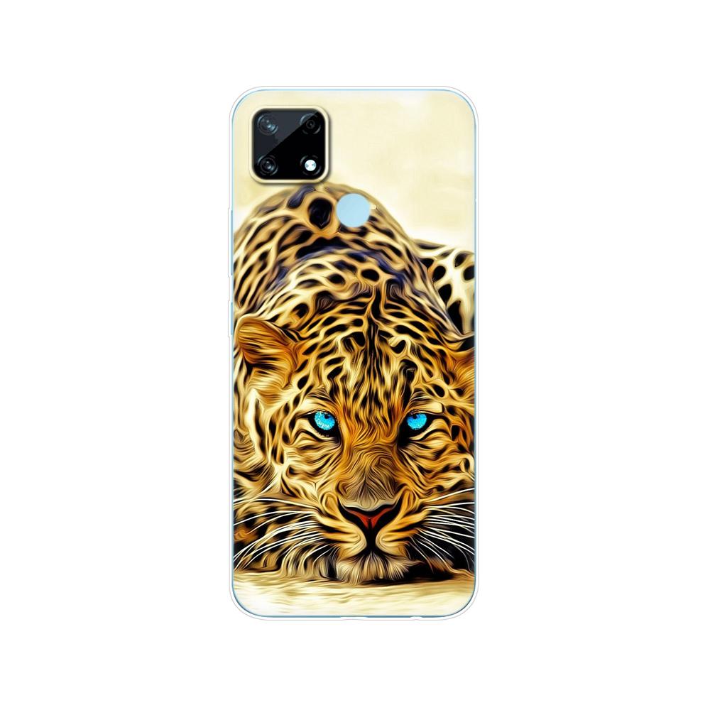 Для Realme C12 C25 C25S 7i Global Чехол Силиконовая задняя крышка для Realme Narzo 20 30A Чехол для телефона ТПУ Мягкий чехол-бампер Etui