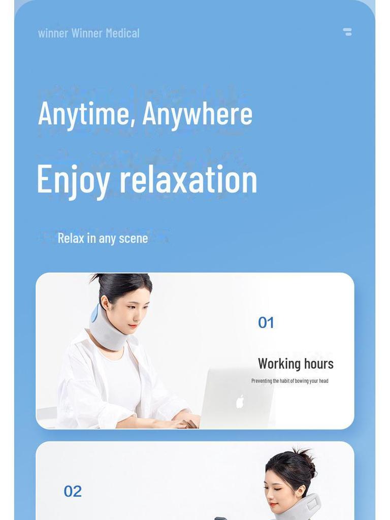 Прочный воротник для защиты шеи для лучшей поддержки и предотвращения наклона вперед