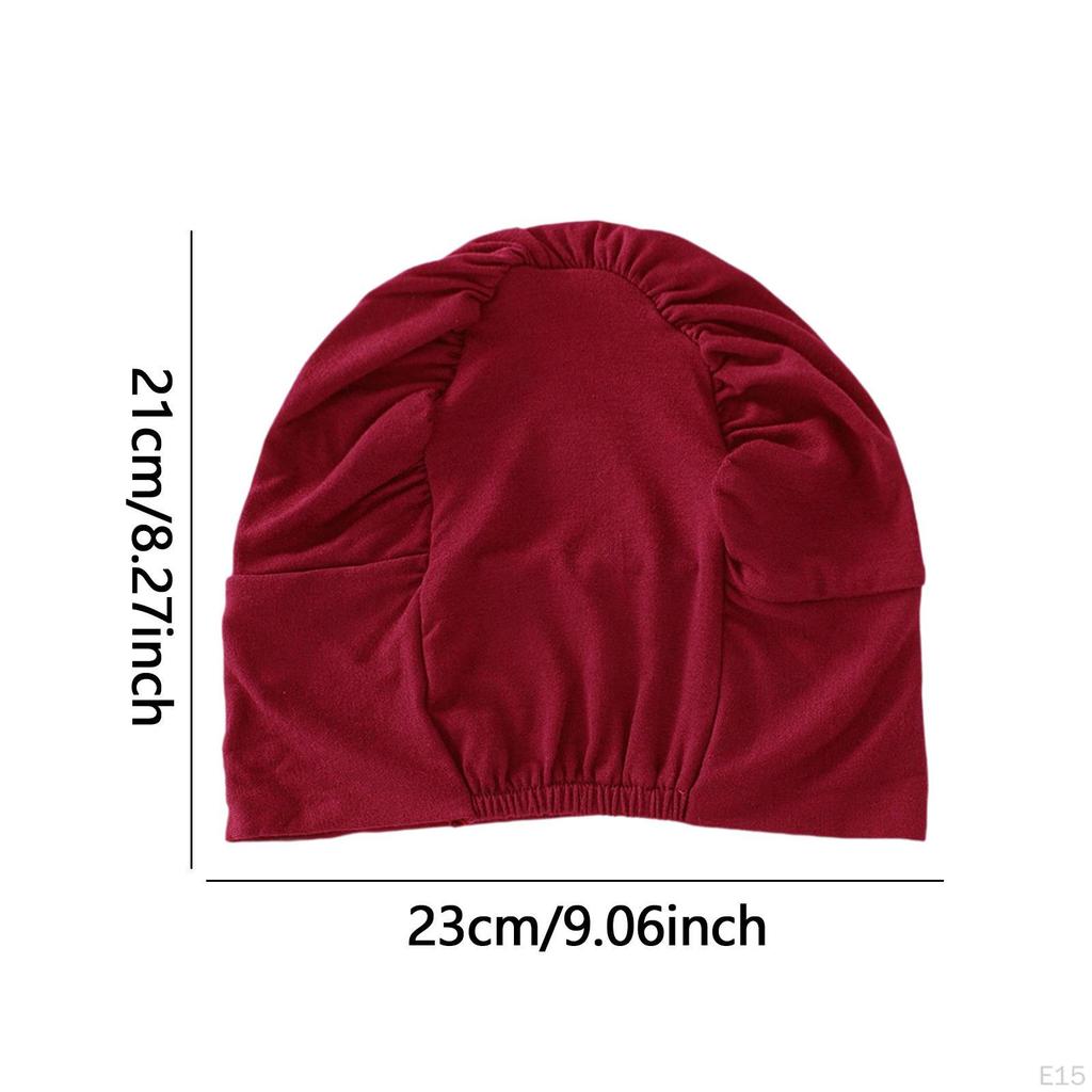 Muslim Women Indian Turban Hat Stretch Bandana Comfortable Fashion Hijab Cap