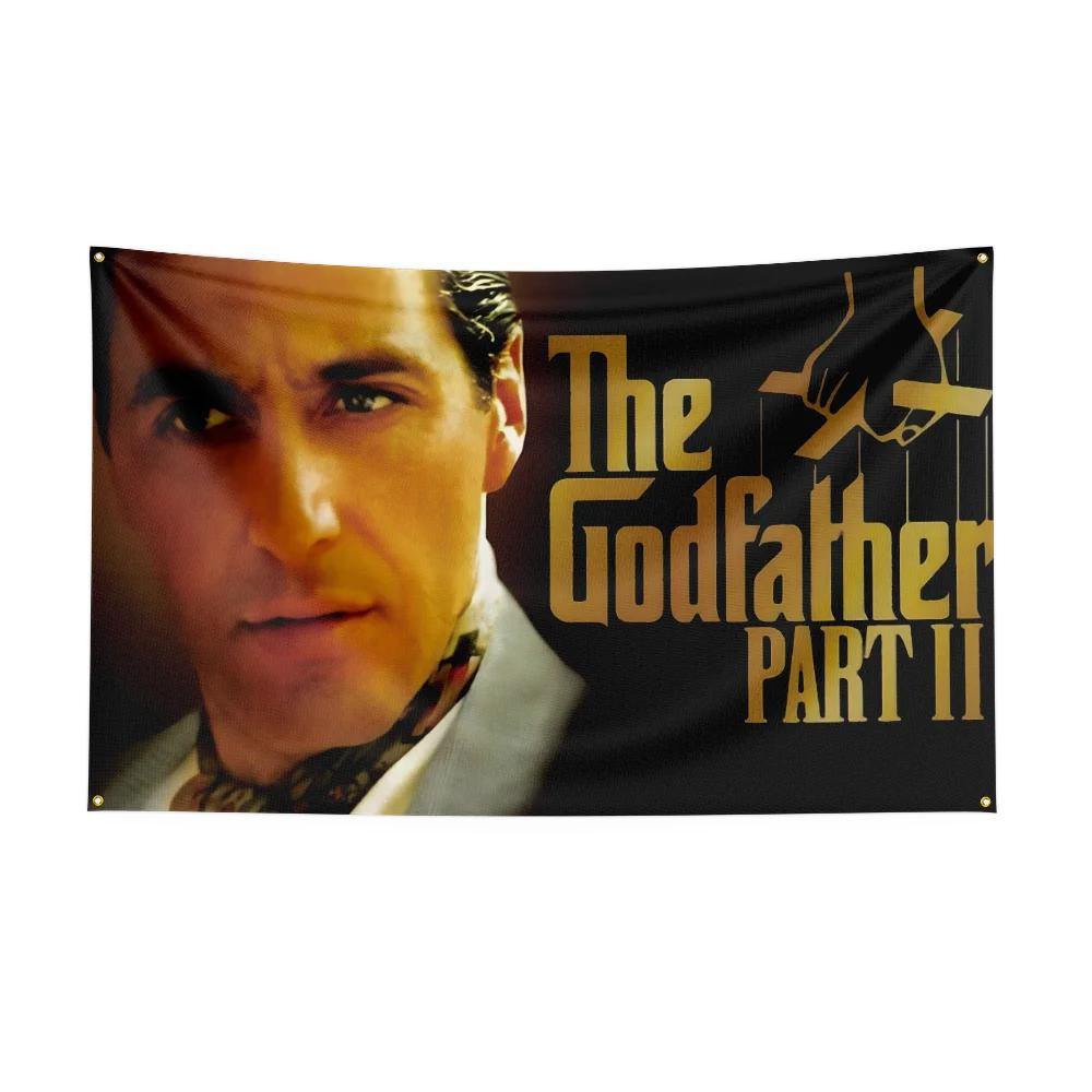 3x5 Ft Tthe godfathers Plays Flag Classic Movie Flag Wall Hanging Banner Decor Movie Poster