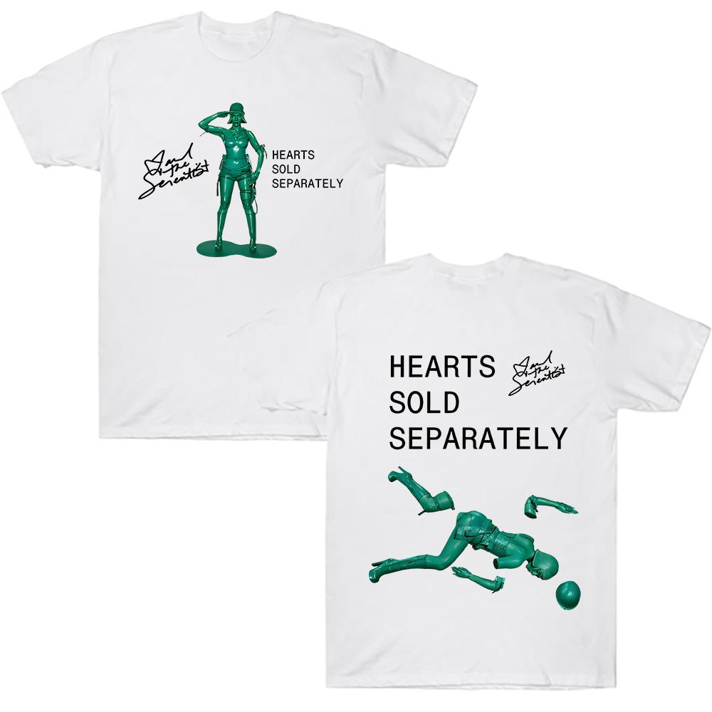2026 Mariah The Scientist T Shirt Hearts Sold Separately New Album Graphic Tees Wounisex Cotton Short Sleeve Clothing Unisex Y2k