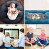 Large Size Round Floor Pillow Thickend Seat Cushions PuTuan Floor Cushions  Home Decoration