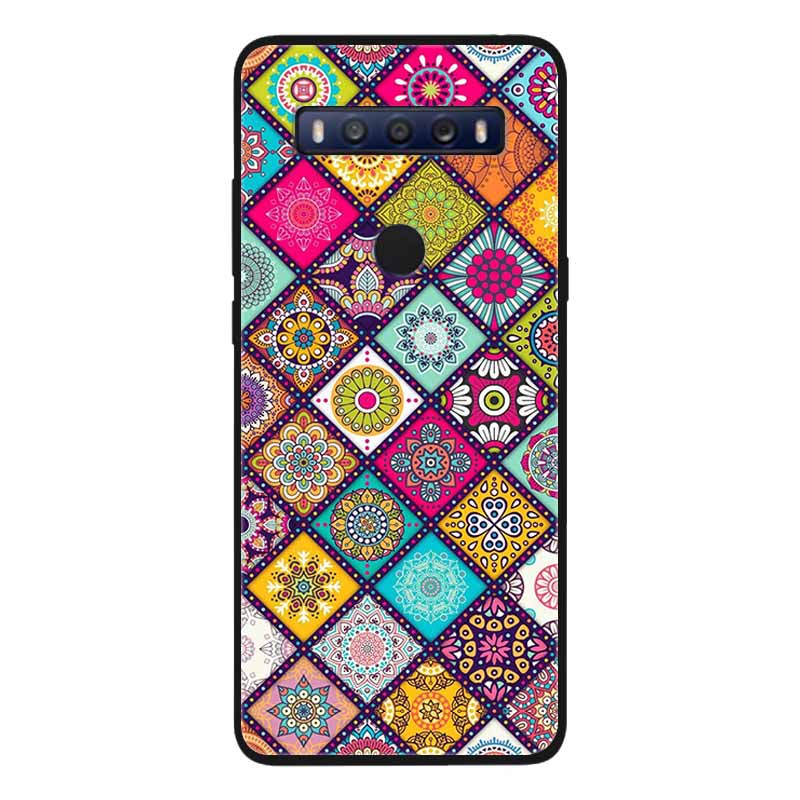 Для чехла TCL 10 SE Мягкий Силиконовый Крутой Модный Чехол Для TCL 10SE T766U T766H Задняя Крышка TCL10SE TPU Защитный Чехол Для Телефона Fundas