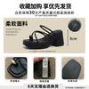 Platform Slippers Women's Summer Outer Wear New High-end Feeling Beautiful Thick Heel Height Small Word High Heel Sandals
