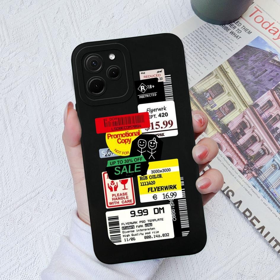 Чехол для телефона для Honor 9S X8A X7A X5 X6 X7 X8 9X Pro Magic5 Pro Модные этикетки Силиконовый мягкий противоударный ТПУ защитный матовый чехол для бампера Honor