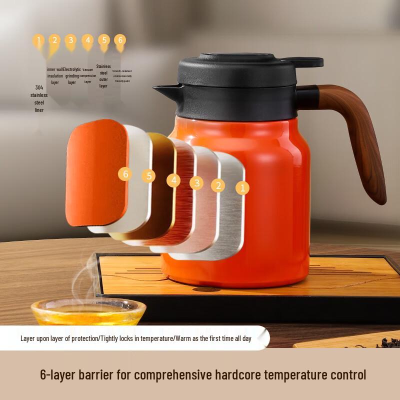 Shangqi Insulated Stainless Steel Tea Pot