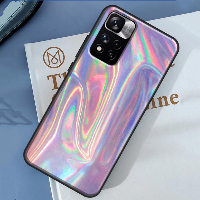Голографический радужный чехол для Redmi Note 12 11 Pro Чехол для Redmi Note 10 8 9 Pro 10S 11S 9A 9C 12C 10A 10C