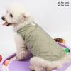 Fashion Winter Dog Warm Clothes Windproof Fleece Dog Vest Coat With R-ing Thickened Dog Bodysuit for Small Medium Dog