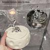 Высококачественная керамическая пепельница с крышкой: Стильный дизайн, защищающий от мух, для дома и коммерческого использования