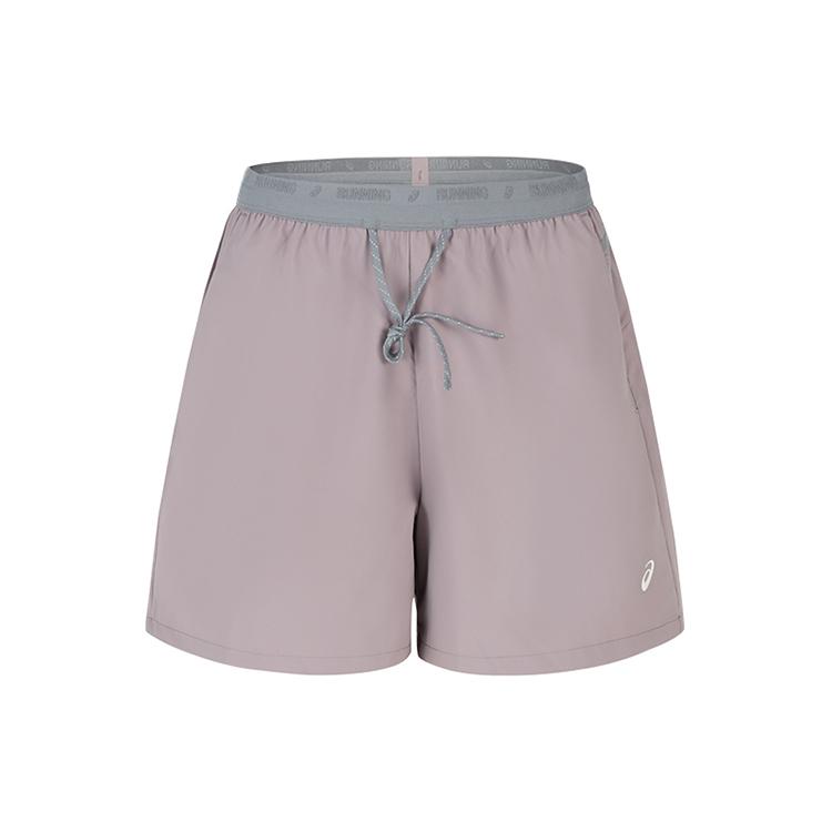 Новые спортивные шорты ASICS женские серые фиолетовые 2012D379-020