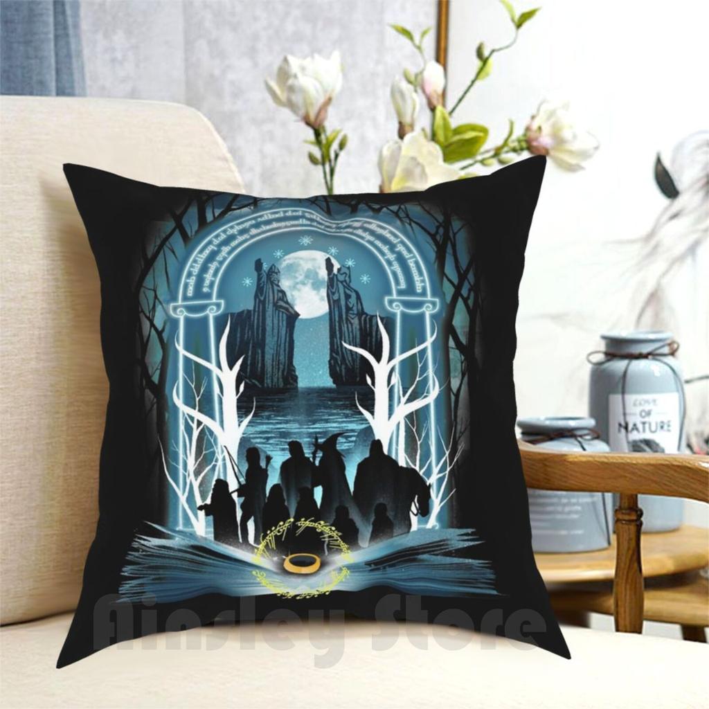 Book Of Fellowship Pillow Case Printed Home Soft Throw Pillow Books Bookworm Graphic Novel Author Reading Magical