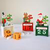 Рождественские украшения Деревянный календарь Столовая посуда Настольный календарь Детская игрушка Строительные блоки Подарок