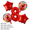 Cartoon Sesames Streets Birthday Party Supplies Kids Disposable Tableware Cup Plate Napkin Tablecloth Balloon Banner Decoration
