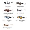 New Elliptical Plastic UV Resistant Sunglasses for Men and Women Fashiona Trendy Outdoor Sunshade Sunscreen Eyewear