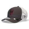 New Era City Connect 9SEVENTY Stretch Mesh New York Mets Size Used Cap, Snapback, MLB, Gray, 970,