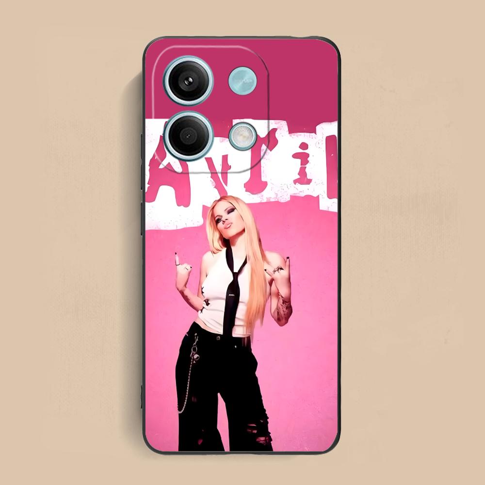 Матовый чехол из ТПУ Avril Lavigne для Xiaomi Redmi 15 14 13 12 A5 3 2 1 C Plus 4G 5G Цветная печать