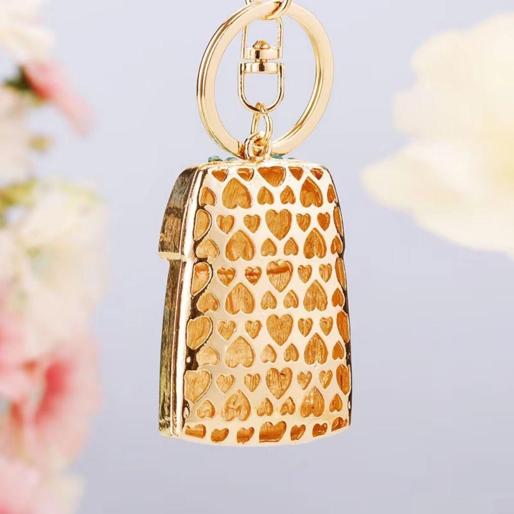 Rhinestone Car Key Pendant Color Mixing Bag Accessories Pendant Bag Shaped Keychain Key Decoration