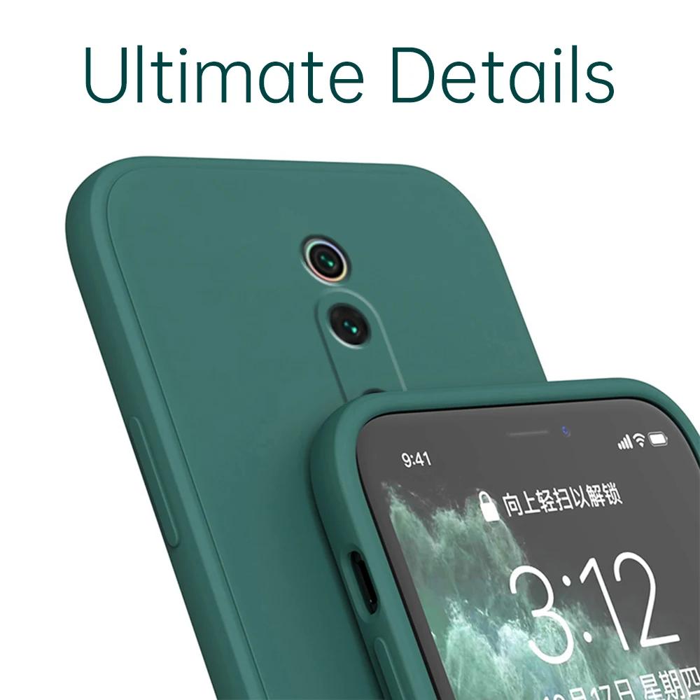 Жидкий тонкий силиконовый чехол для телефона Xiaomi Mi 9T Redmi K20 Pro Mi9T 9TPro K20Pro роскошный мягкий чехол для задней крышки защитный объектив