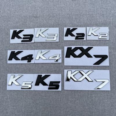 3D автомобильная буква эмблема значок Sicker подходит для K2 K3 K4 K5 KX7 переделка металлический логотип