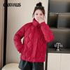 Plus Size Cotton Clothing Women's Models Winter Stand-up Collar Short Cotton Jacket Cotton Jacket Tide Bread Clothing