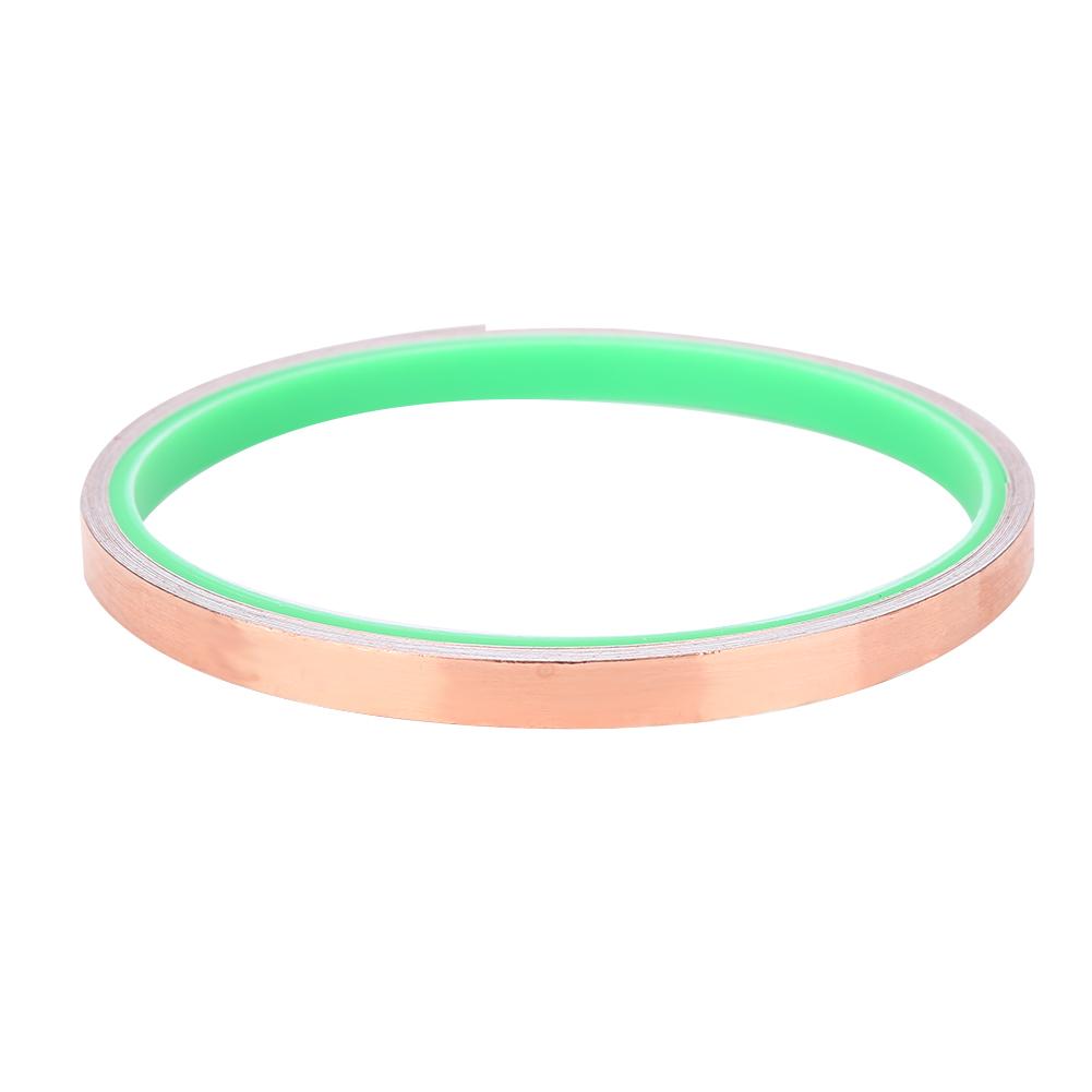 Сильная клейкая двухсторонняя проводящая лента из медной фольги для защиты от электромагнитных помех(5см*3м)