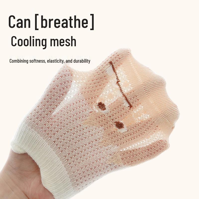 Новые летние нескользящие детские носки - Защита от холода для малышей, учащихся ходить, для мальчиков и девочек