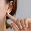 Модные Серьги-каффы Серьги-клипсы со стразами Клипсы на хрящ уха Клипсы с цирконами Корейские серьги