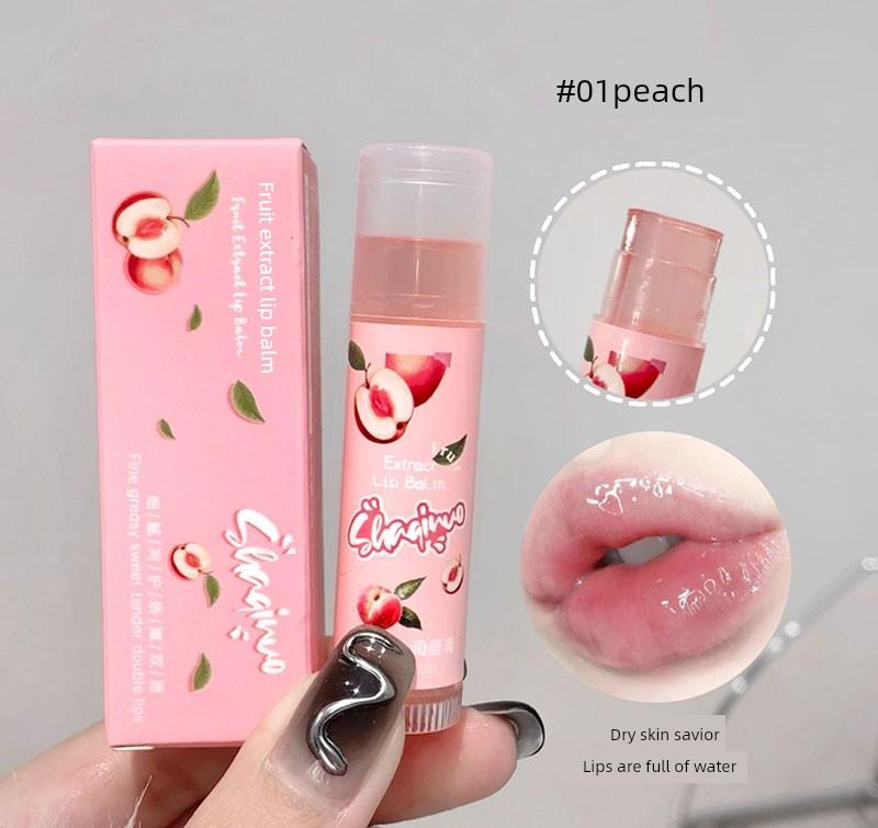 Little Strawberry Lip Balm Set for Women Moisturizing and Hydrating to Improve Lip Lines Care for Students Lip Balm and Lip Oil
