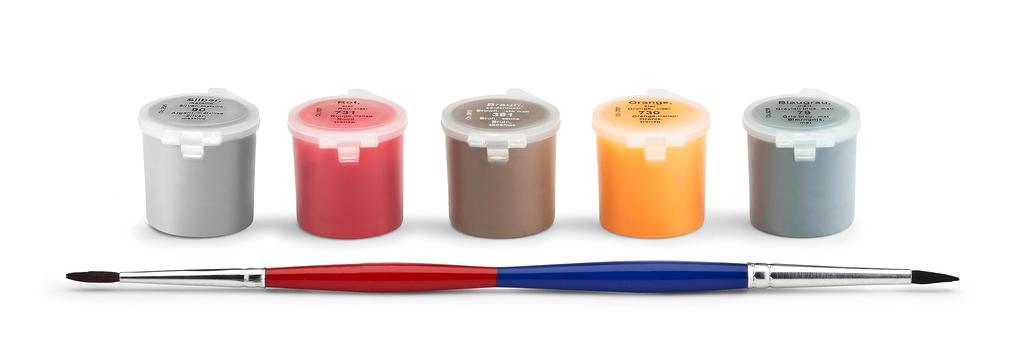 Revell Scale Plastic Model Kit Aston Martin DB5 James Bond with and Poster 1/24 (Glue-Free Kit) "Goldfinger" Paints, Brushes,