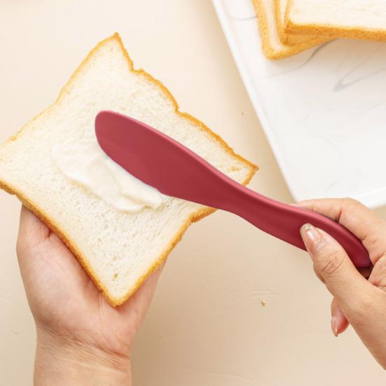 2Pcs Plastic Cake Spatula Food-Grade PP Material Colorful Multifunctional Easy-to-operate Rounded Corner Scraper