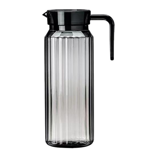 Пластиковые кувшины объемом 1,1 литра с крышкой, кувшин для чистой воды без содержания бисфенола А для холодного чая, лимонада, небьющийся кувшин для напитков, холодильник, кувшин для домашнего офиса