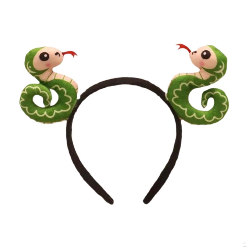Snake Headband Cartoon Headpiece for Party Favor Role Play Birthday Performance