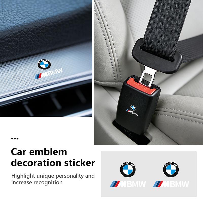 2026 Hot Car Logo Sticker Emblem Auto Body Decal Decor Accessories For BMW M Sport M2 M3 M4 M5 M6 E46 E90 E60 F10 F20 E87 X3 X6