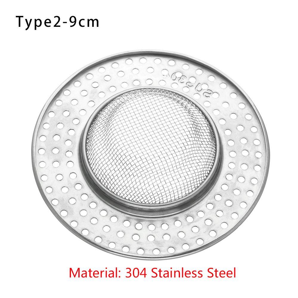 Stainless Steel Hair Clean Up Sewer Anti Clog Mesh Trap Waste Catcher Sink Strainer Drain Filter