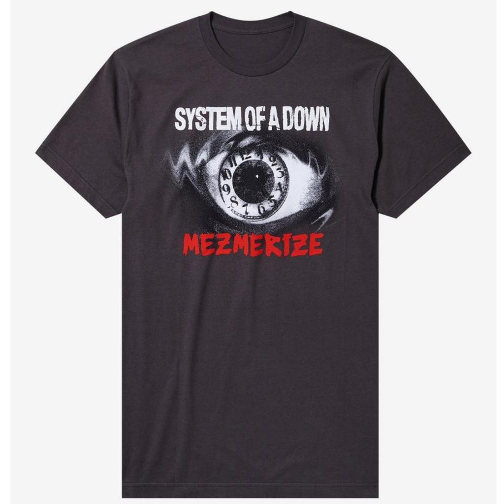 Hot System of A Down Cotton Band Shirt Unisex Summer Short Sleeve Fashion Brand Tee Luxury Casual Vintage