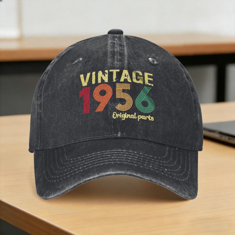 th Birthday Truck Driver Hat Vintage Unisex Humorous Printed Hat for Year Old Birthday Gift