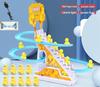 Interactive Electric Little Yellow Duck Climbing Stairs Toy with Music - Educational and Fun for Kids
