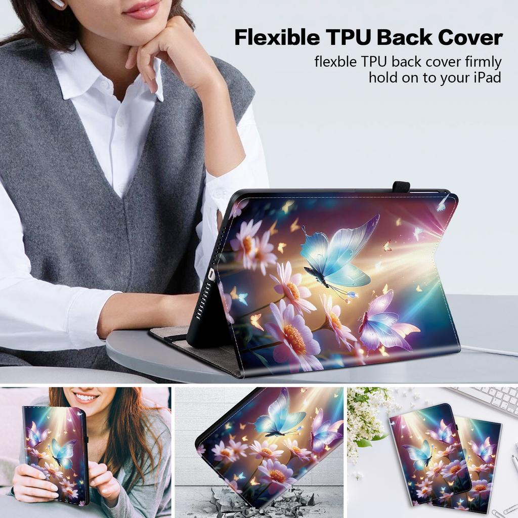 Чехол для планшета из искусственной кожи для Huawei MatePad Pro 11 (2022) - 11 стилей! Прочный, с 2 слотами для подставки, держателем для карандашей и слотами для карточек, гибкая задняя крышка из ТПУ