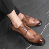 Fashion Italy Men's Formal Leather Shoes Fashion British Brogue Casual Shoes Classic Comfy Business Dress Oxford Shoes New Man Footwear