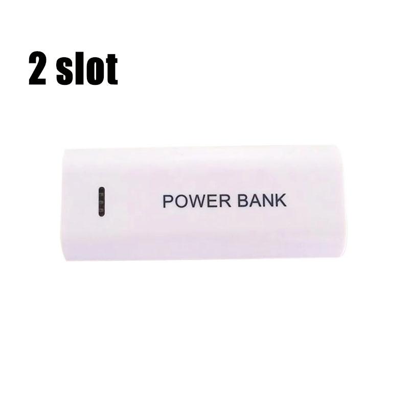 НОВЫЙ! Портативный корпус для Power Bank Сделай сам 2 ячейки 18650 Батарейный бокс Для зарядки смартфона 5V 1A Для батареи 18650 Со световым индикатором