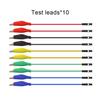 10pcs Test Leads Electrical Alligator Clips Stamping Tester Circuit Connection Cables Voltage Insulators Accessory
