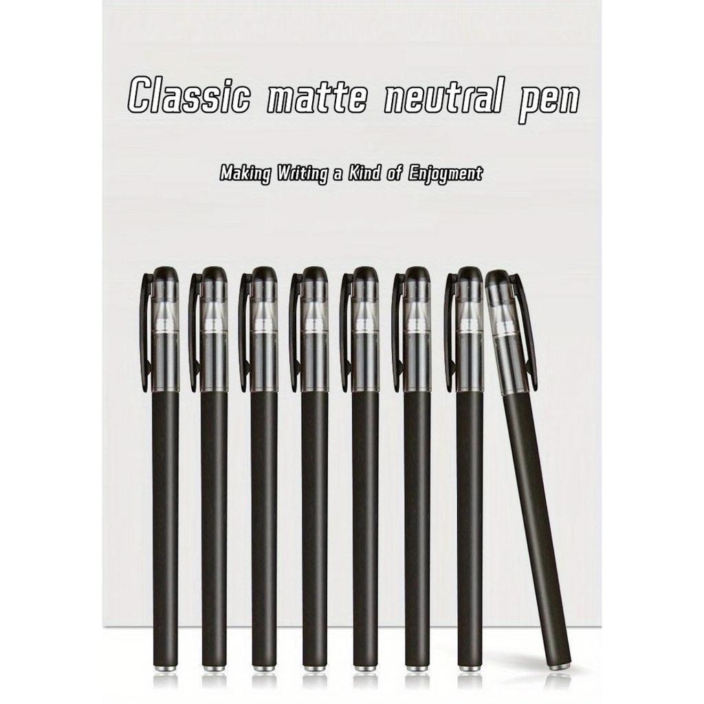 20 Pieces of 0.5mm Black Gel Pens, Suitable for School or Office Use, Business Signature Pens, Student Examination Pens