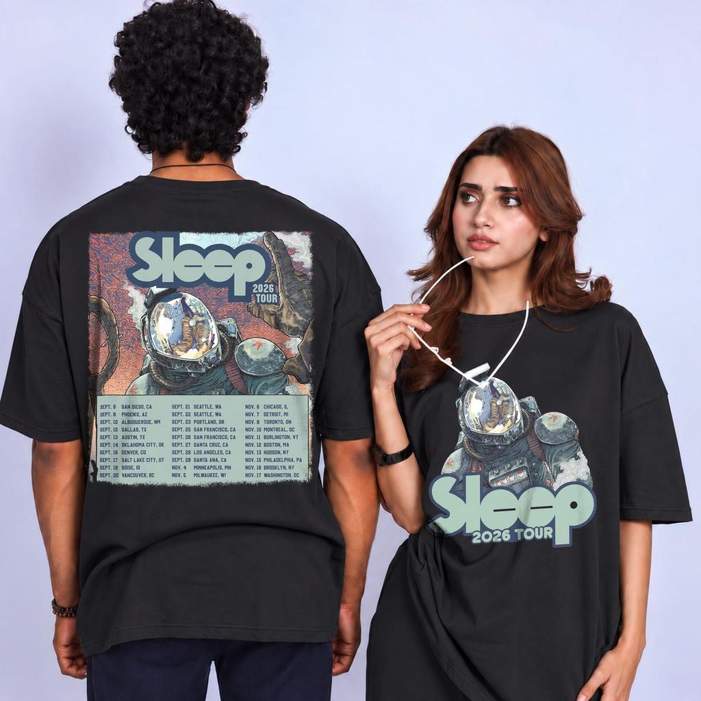 Sleep Band Tour 2026 Stoner Doom Metal Concert T Shirt
