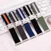 Nylon Watch Band for Apple Watch Series 10 Ultra 9 8 7 SE 6 5 4 3 2 1 46mm 49mm 45mm 44mm 42mm Stripe Design Parachute Buckle Strap