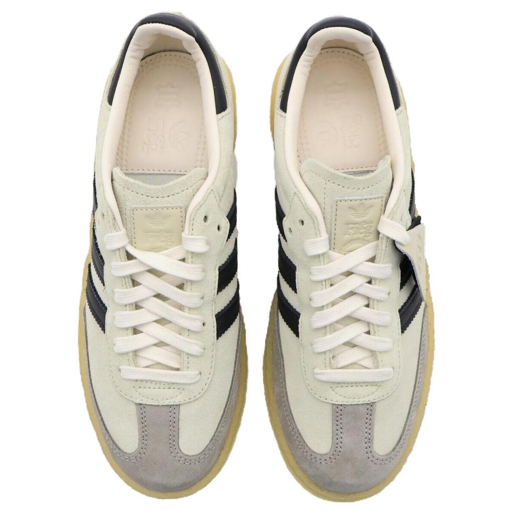 Ronnie Fieg x Clarks x adidas 8th Street Samba Коллекция Kithmas - Белый Черный Унисекс Кроссовки Кремовый Меловой-Белый Основной-Черный IE4033