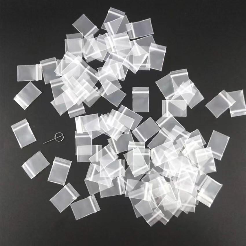 Custom Clear Plastic Mini Zip Lock Bag Resealable Self-Seal Packing Made PE Material for Industrial Use Photo Frame Packaging